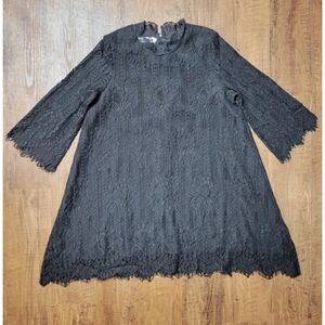 Xingchenbuyi lace mini tent dress